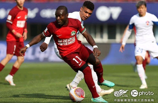 Frank Acheampong hits target as Henan FC stages comeback win over Qingdao
