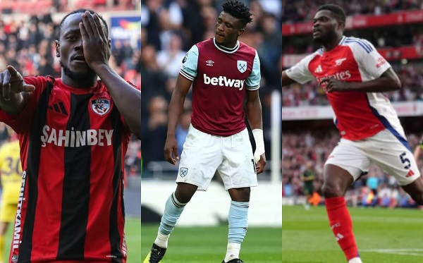 Partey, Boateng, Toku score as Kudus struggles
