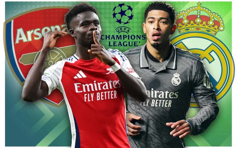 Arsenal vs Real Madrid LIVE: Champions League match stream, latest score and goal updates