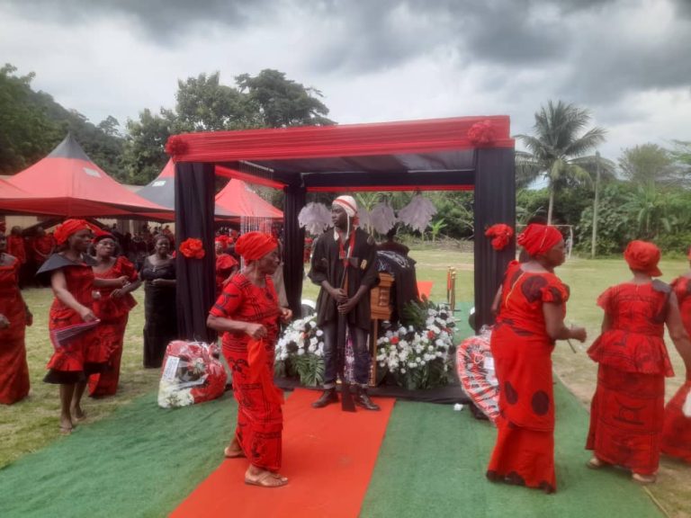 Klefe Traditional Area bids farewell to late Togbe Saka  