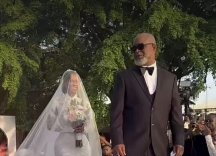 WATCH: Juma Jux emotional as Priscilla’s dad walks her down the aisle