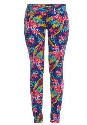 Floral-Denim-Multi-colour