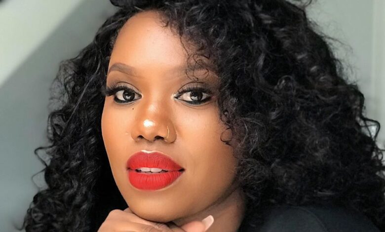 Gugu Gumede Shows Off How Long Her Natural Hair Is