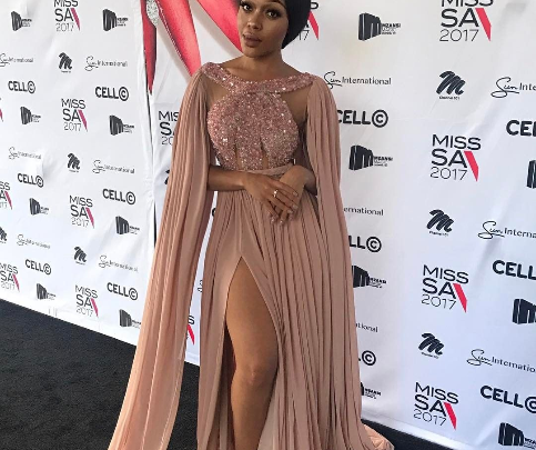 Pics! Thando Thabethe Blesses Lucky Student With A Designer Dress For Matric Dance