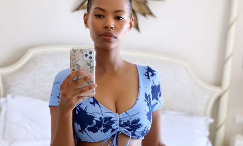 Gail Mabalane Claps Back At Troll Calling Her A Sinner For Wearing A Bikini