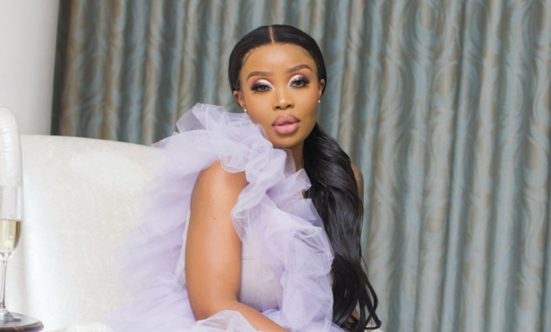 Pics! Andile Mpisane's Partner Sithelo Shows Off Her Baby Bump In New Maternity Shoot