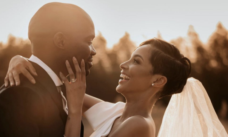 Pic! Musa Mthombeni Pens A Heartfelt Message To Liesl In Celebration Of Their Two Month Wedding Anniversary