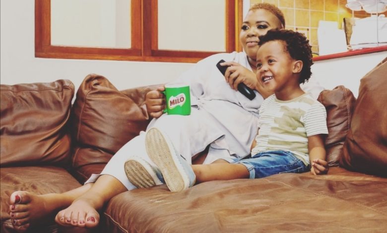 Watch! Anele Mdoda's Son Toddler Version Of 'Cribs'