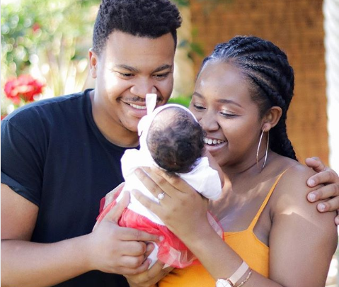 See The First Photo Of Brenden And Mpoomy Ledwaba's Princess