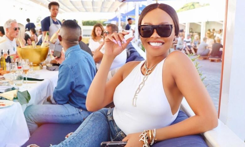 Bonang Responds To Tweep Who Wants Her And Zinhle To Reconcile