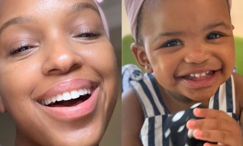 Watch! Nandi Madida's Daughter Is Her Mini Me After Getting A Bald Haircut