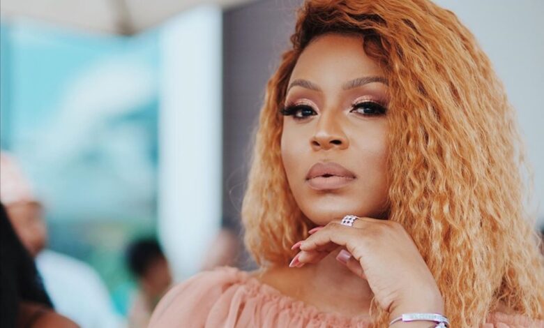 Jessica Nkosi Claps Back At Critics Who Hate Her Blonde Hair!